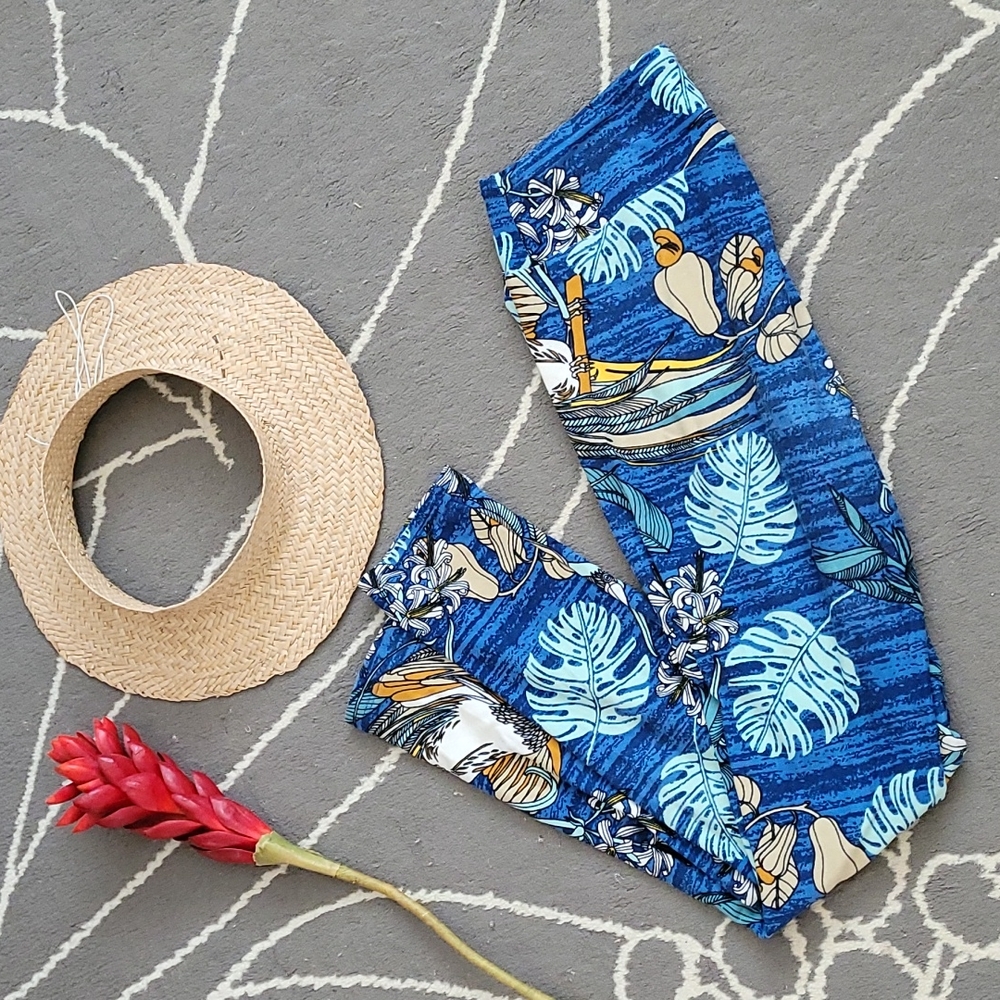 Monstera Print Lularoe Leggings